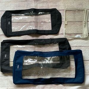 •Thirty One• utility tote toppers and tote pouch